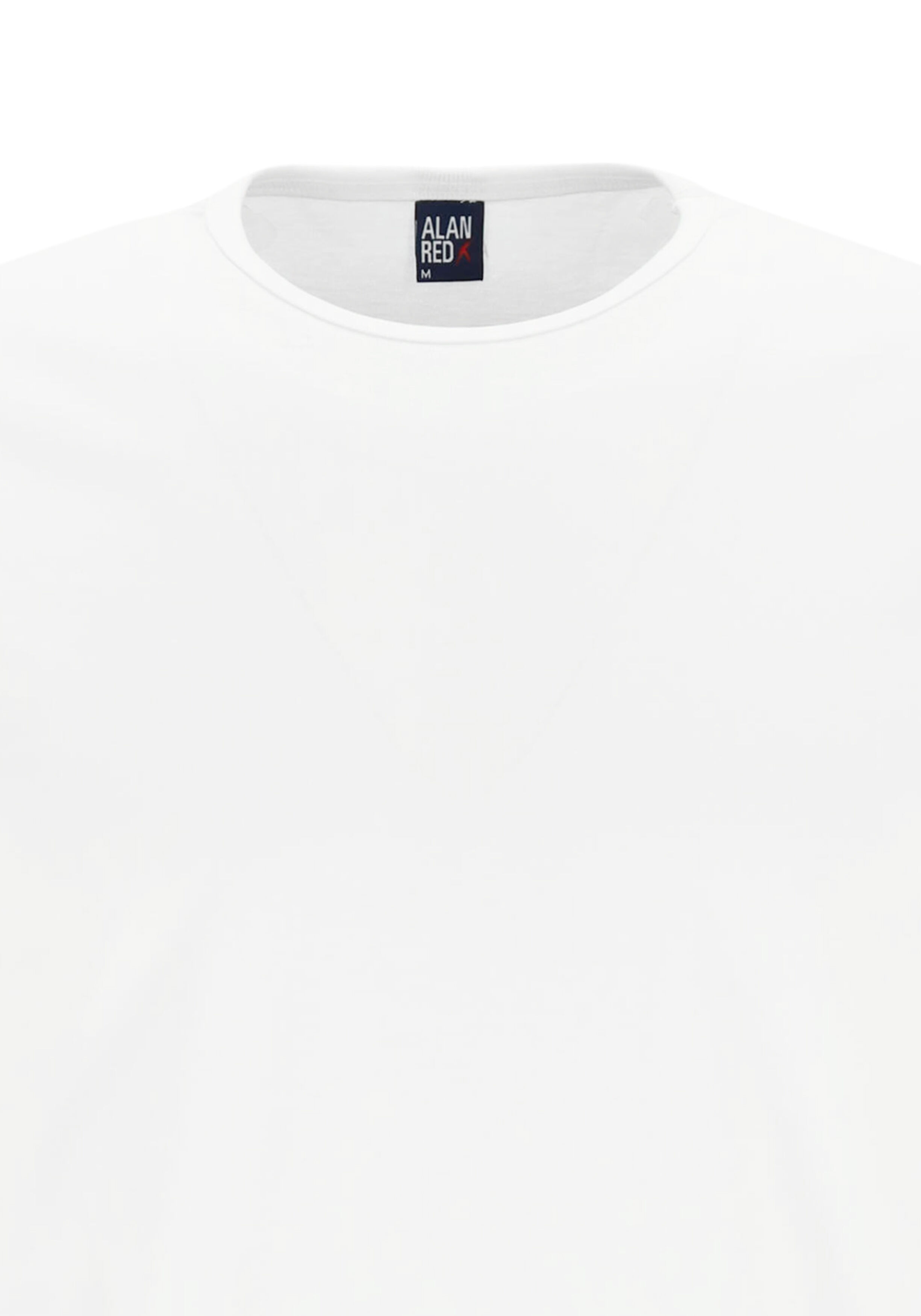 ALAN RED T-shirts Derby extra lang (2-pack), O-hals, wit